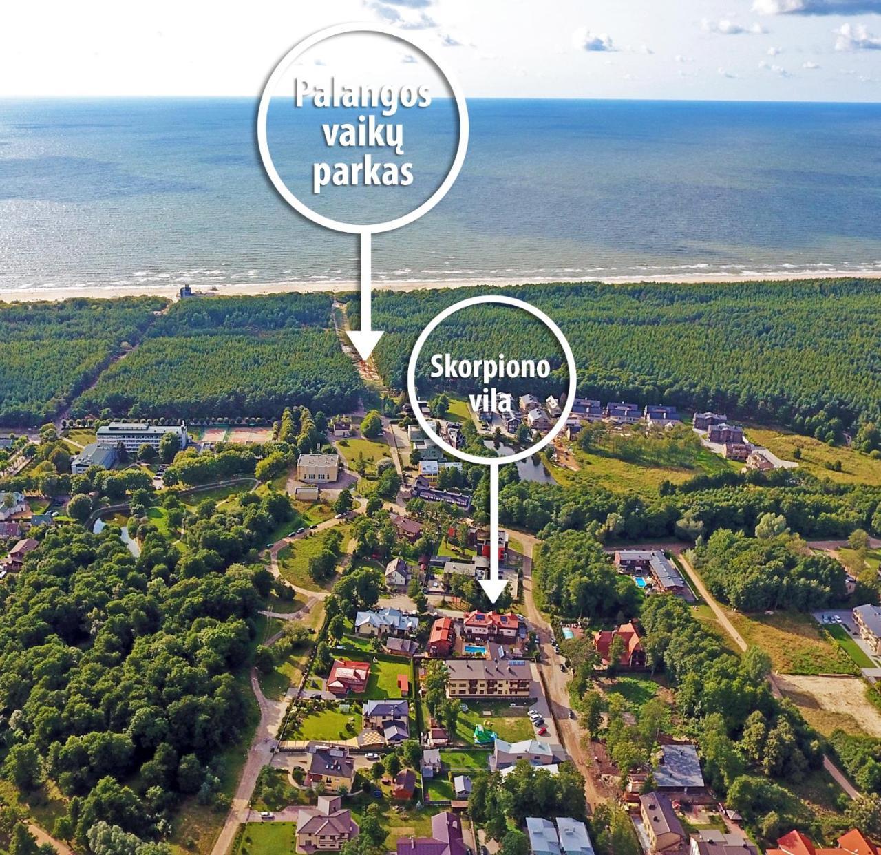 Skorpiono vila Palanga Esterno foto